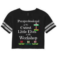 Cute Paraprofessional Teacher Christmas Elves Workshop Long Sleeve T S Scorecard Crop Tee | Artistshot