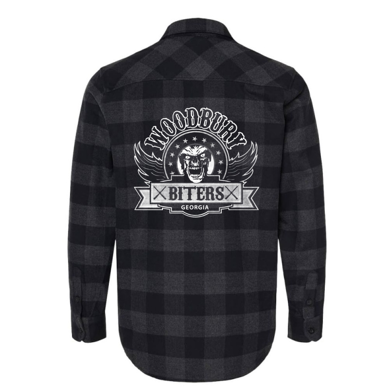 Woodbury Biters Flannel Shirt | Artistshot