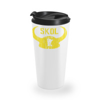 Skol Shirt Nordic Scandinavian Warrior Viking Helmet T Shirt Travel Mug | Artistshot