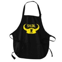 Skol Shirt Nordic Scandinavian Warrior Viking Helmet T Shirt Medium-length Apron | Artistshot