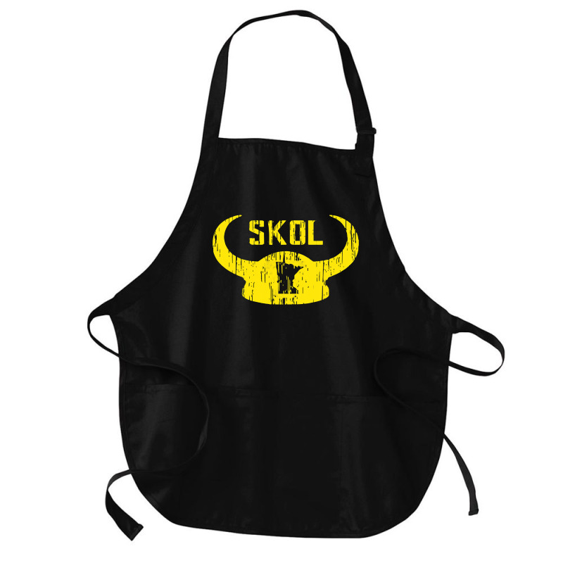 Skol Shirt Nordic Scandinavian Warrior Viking Helmet T Shirt Medium-length Apron | Artistshot