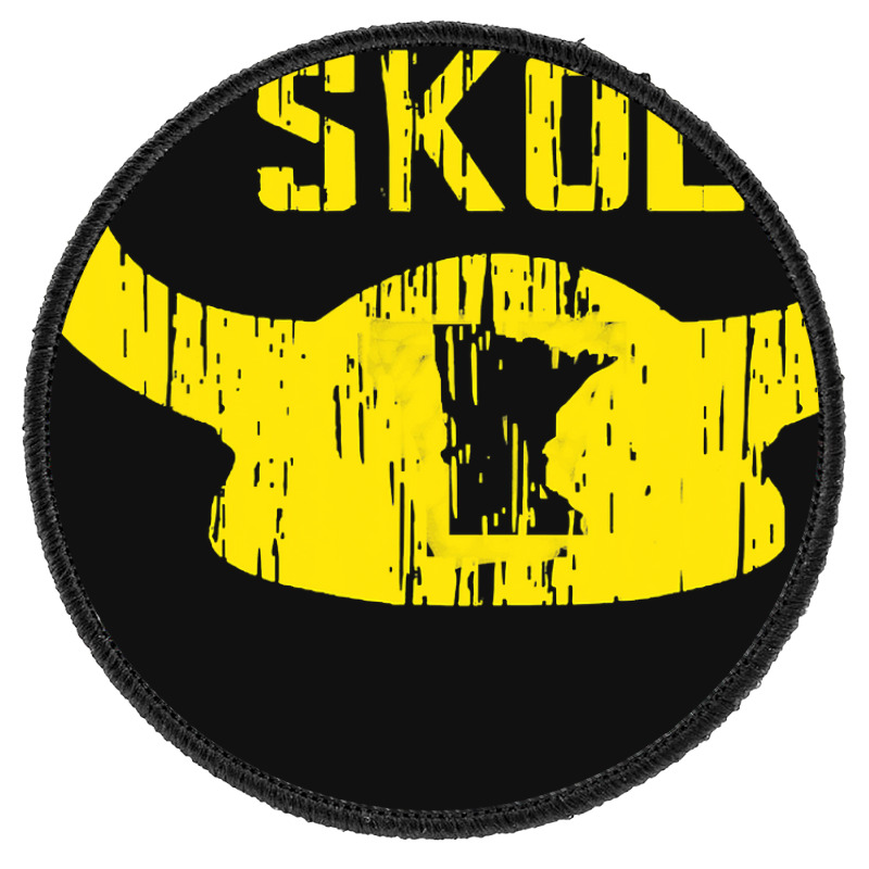 Skol Shirt Nordic Scandinavian Warrior Viking Helmet T Shirt Round Patch | Artistshot