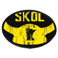 Skol Shirt Nordic Scandinavian Warrior Viking Helmet T Shirt Oval Patch | Artistshot