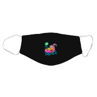 Chilling Flamingo Sloth Beach Face Mask | Artistshot
