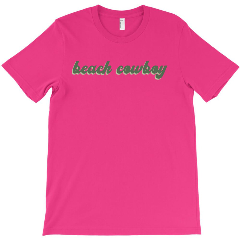 Beach Cowboy Green Vintage Lettering Classic Tshirt Cool T-Shirt by egbomluzyd | Artistshot