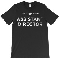 Film Crew Assistant Director  Red Retro T-shirt | Artistshot