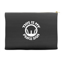 This Is My Peace Sign Accessory Pouches | Artistshot