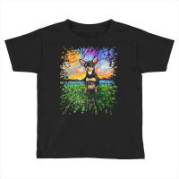 Chihuahua T  Shirt Short Hair Black And Tan Chihuahua Night Toddler T-shirt | Artistshot