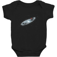 You Are Here - Milky Way Baby Bodysuit | Artistshot