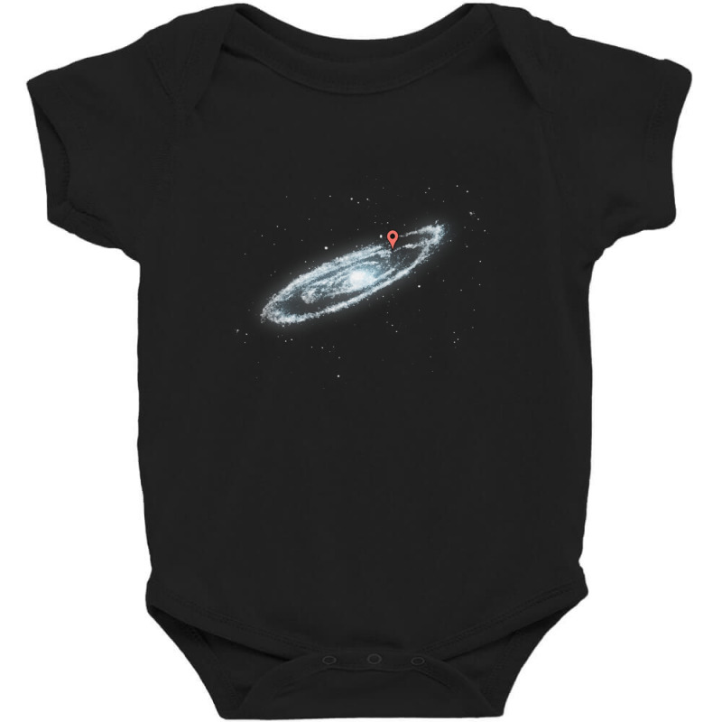 You Are Here - Milky Way Baby Bodysuit by AmyJeanKemmer | Artistshot