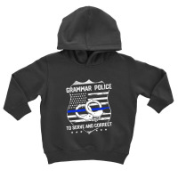 Funny English Teacher Grammar Police Funny Premium Toddler Hoodie | Artistshot