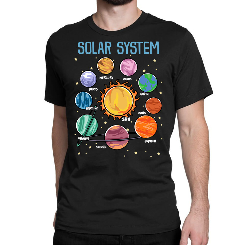 Solar System Planets Science Space Boys Girls Stem Kids T Shirt Classic T-shirt by CUSER3772 | Artistshot