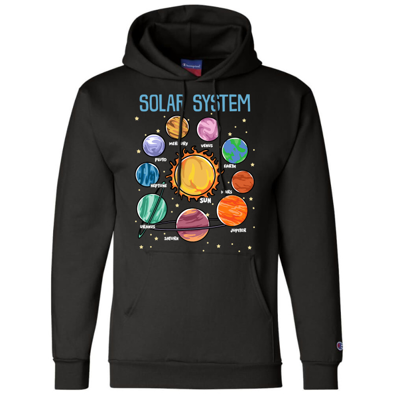 Solar System Planets Science Space Boys Girls Stem Kids T Shirt Champion Hoodie by CUSER3772 | Artistshot