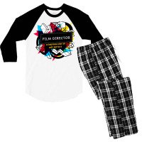 Film Director  Stars Girl Men's 3/4 Sleeve Pajama Set | Artistshot