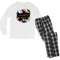 Film Director  Stars Girl Men's Long Sleeve Pajama Set | Artistshot