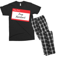 Film Crew Prop Assistant Classic E Vintage Men's T-shirt Pajama Set | Artistshot