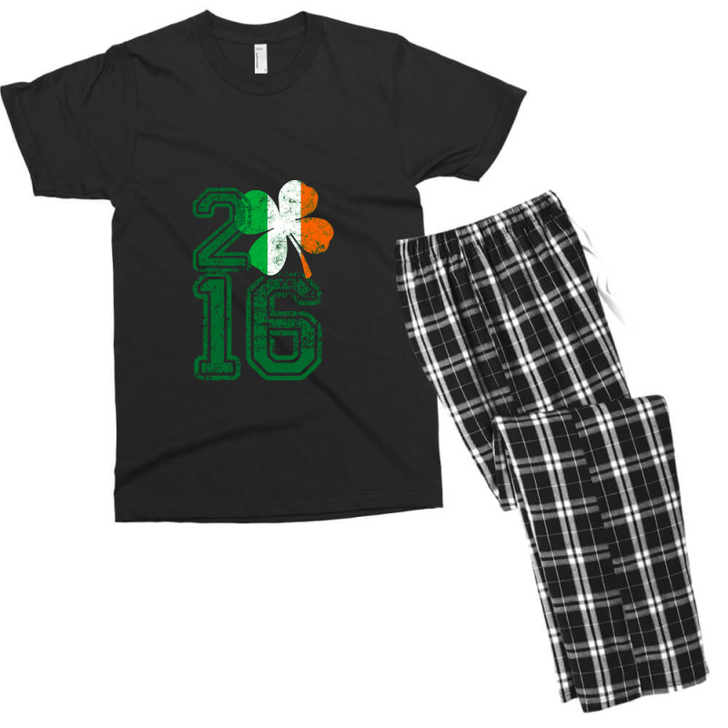 Year 2016 St Patrick's Day Men's T-shirt Pajama Set | Artistshot