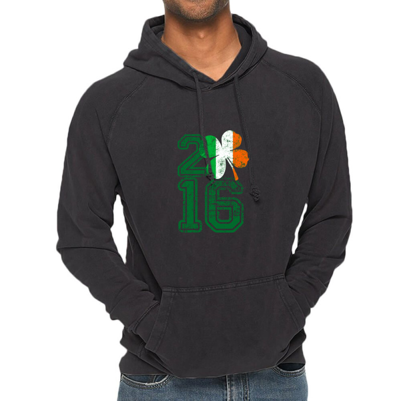 Year 2016 St Patrick's Day Vintage Hoodie | Artistshot