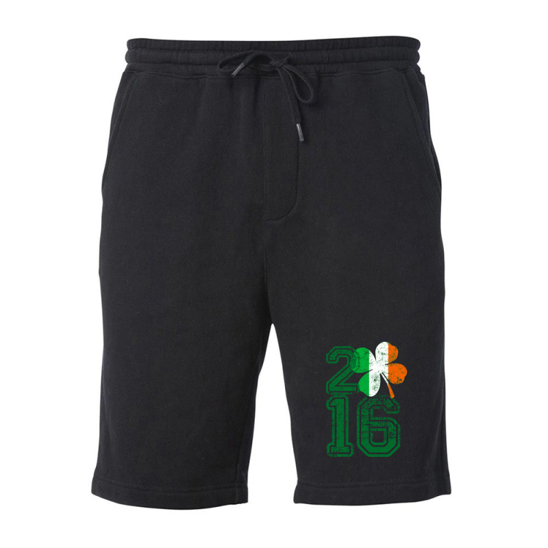 Year 2016 St Patrick's Day Fleece Short | Artistshot