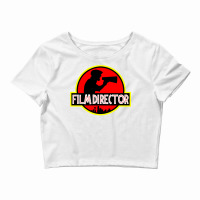 Film Director Classic  Red 80s Crop Top | Artistshot