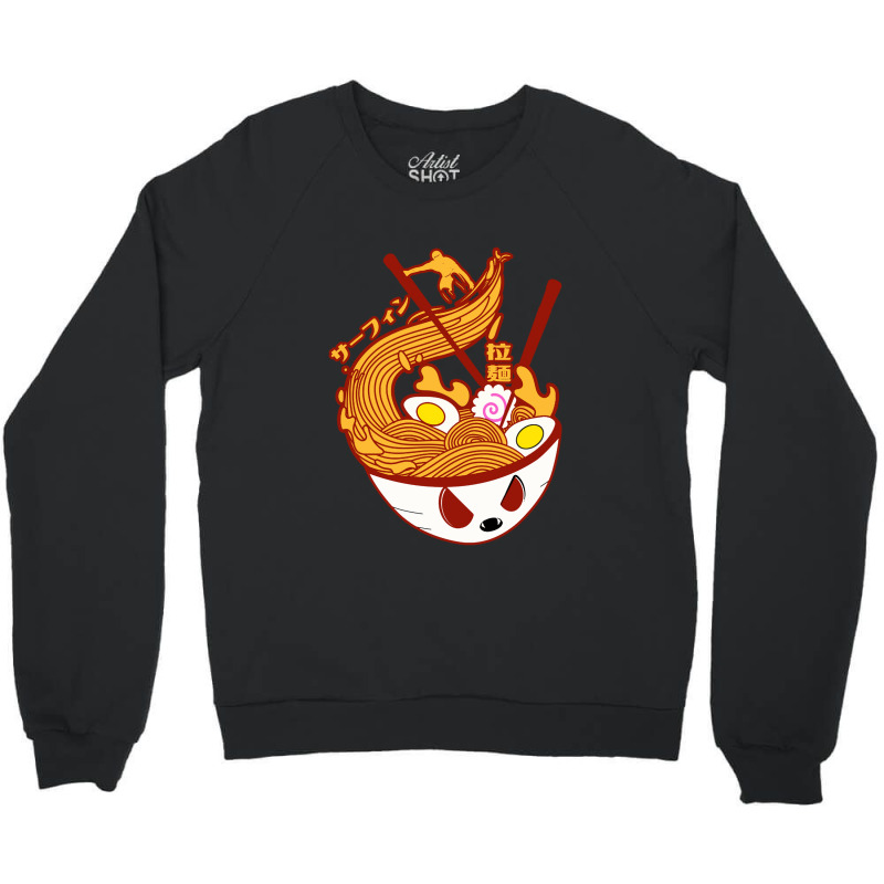 Great Ramen Wave Crewneck Sweatshirt | Artistshot