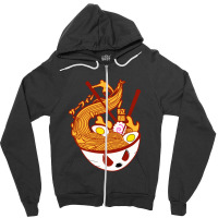 Great Ramen Wave Zipper Hoodie | Artistshot