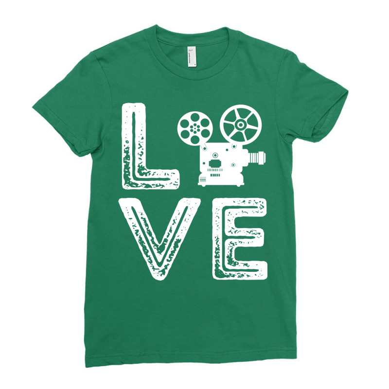 Filmmaker Camera Love Film Producer Cameraman Cinema Lover Classic Cut Ladies Fitted T-Shirt by tonakimadosie | Artistshot