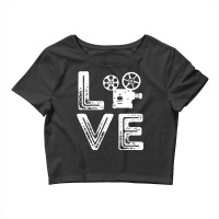 Filmmaker Camera Love Film Producer Cameraman Cinema Lover Classic Cut Crop Top | Artistshot