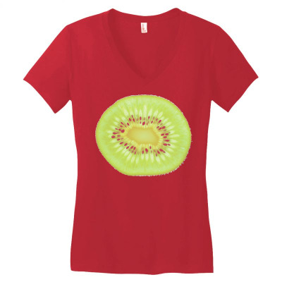 Kiwi T  Shirt Kiwi T  Shirt Women's V-neck T-shirt Designed By Greenholttroy502