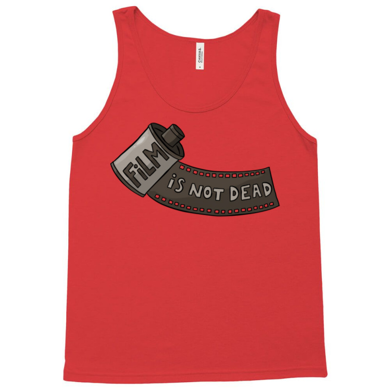 Film Is Not Dead  35mm Film Roll  Grey Classic Retro Stars Tank Top | Artistshot