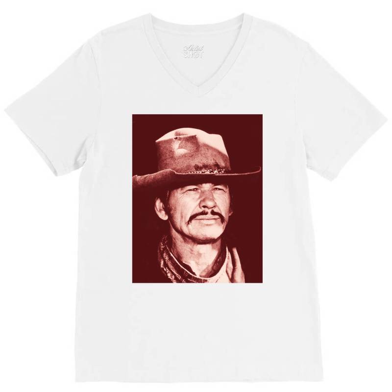 Charles Bronson Classic Tshirt Cute V-Neck Tee by egbomluzyd | Artistshot