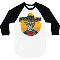 Cinco De Mayo Remera Skeleton Classic Tshirt Tumblr 3/4 Sleeve Shirt | Artistshot