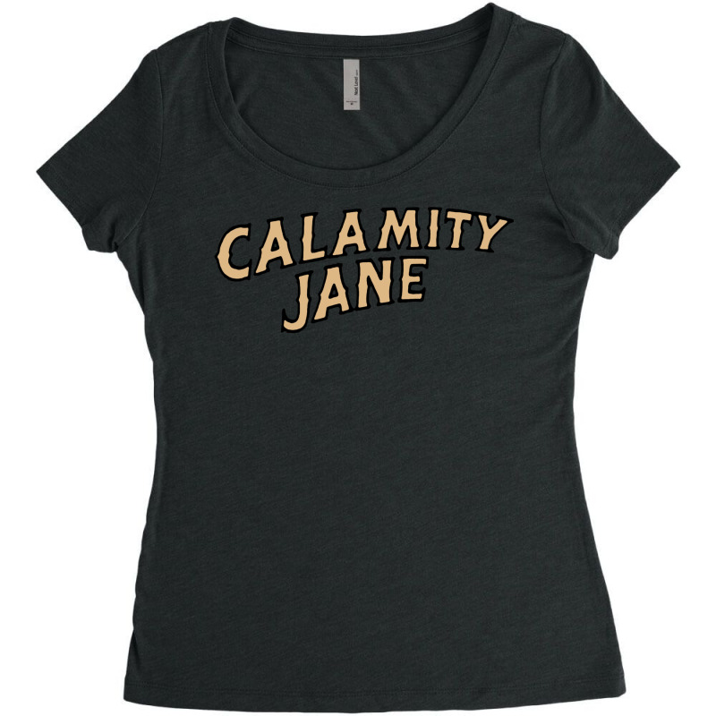 Calamity Jane Lettering Classic Tshirt Music Women's Triblend Scoop T-shirt by eelahafrizaf | Artistshot