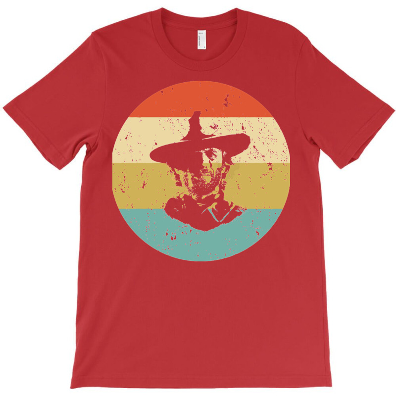 Clint Eastwood Retro Perfect Giftblondie Classic Tshirt Red T-shirt | Artistshot