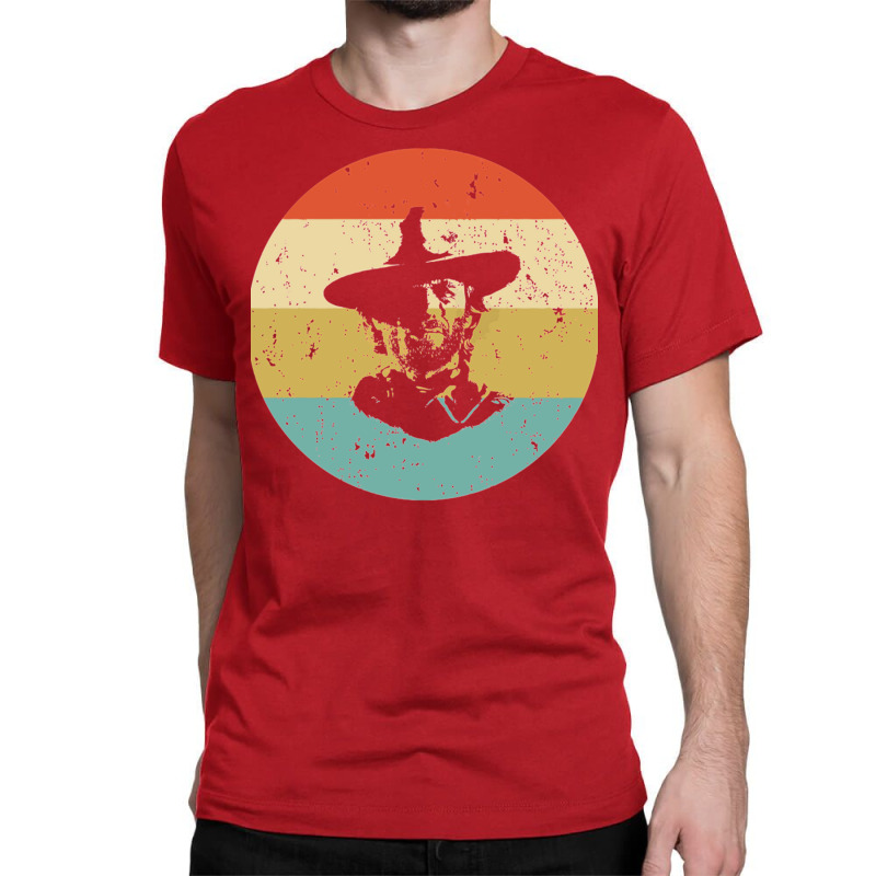 Clint Eastwood Retro Perfect Giftblondie Classic Tshirt Red Classic T-shirt | Artistshot