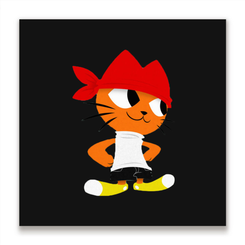 Parappa The Rapper 3 Creepypasta 16 Metal Print Square | Artistshot