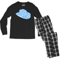 Blue Cowboy Hat Classic Tshirt Humor Men's Long Sleeve Pajama Set | Artistshot