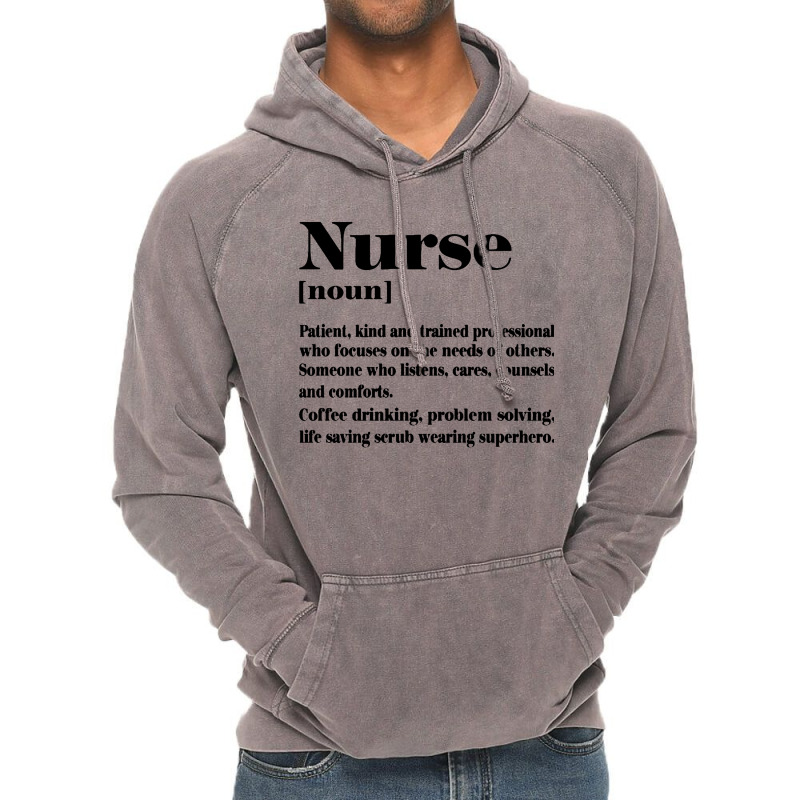 Nurse Vintage Hoodie by Lissette | Artistshot