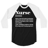 Nurse 3/4 Sleeve Shirt | Artistshot