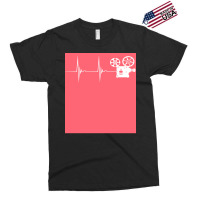 Film Director Camera Heartbeat Ekg Pulse Cameraman Sleeveless Vintage Exclusive T-shirt | Artistshot