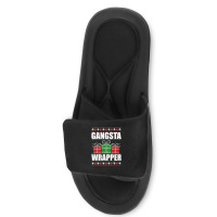 Gangsta Wrapper Pullover Hoodie Slide Sandal | Artistshot