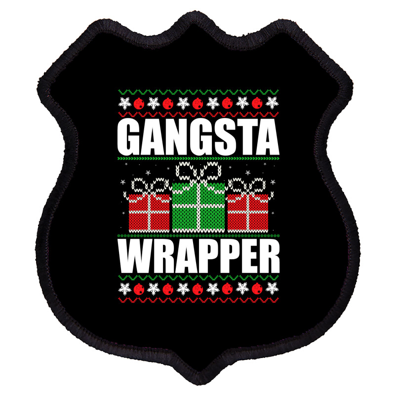 Gangsta Wrapper Pullover Hoodie Shield Patch | Artistshot