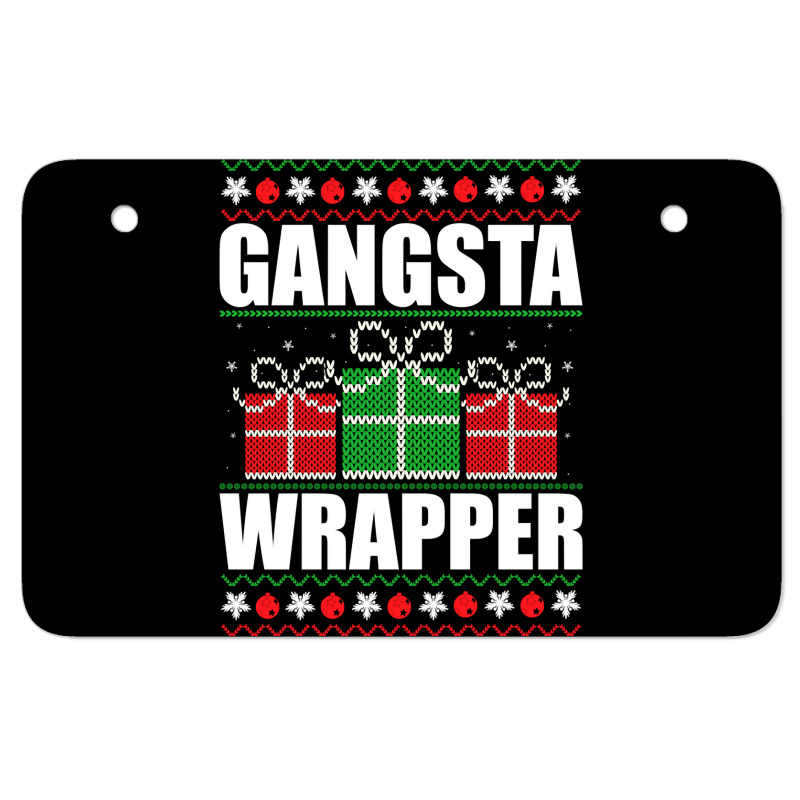 Gangsta Wrapper Pullover Hoodie Atv License Plate | Artistshot