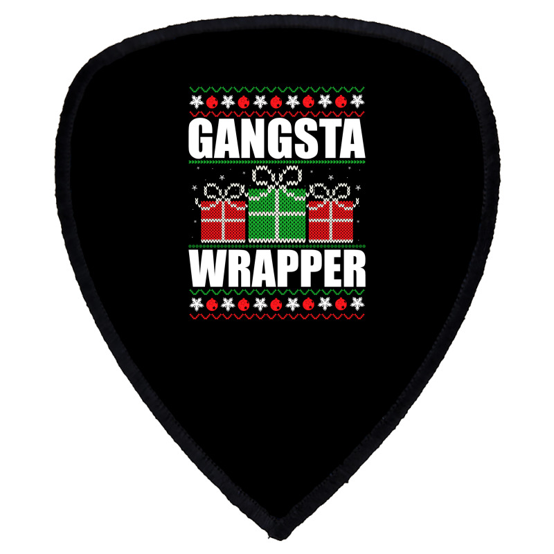 Gangsta Wrapper Pullover Hoodie Shield S Patch | Artistshot