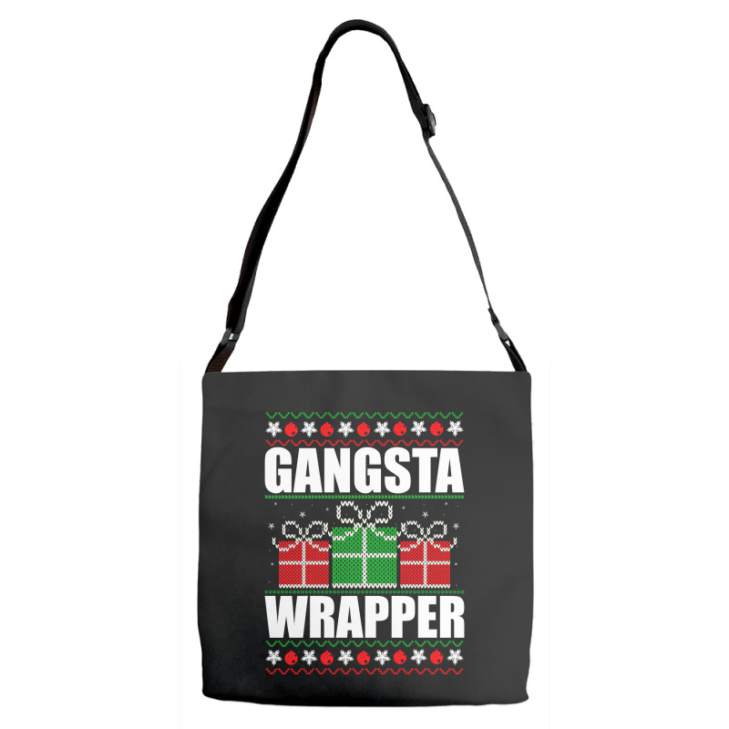 Gangsta Wrapper Pullover Hoodie Adjustable Strap Totes | Artistshot