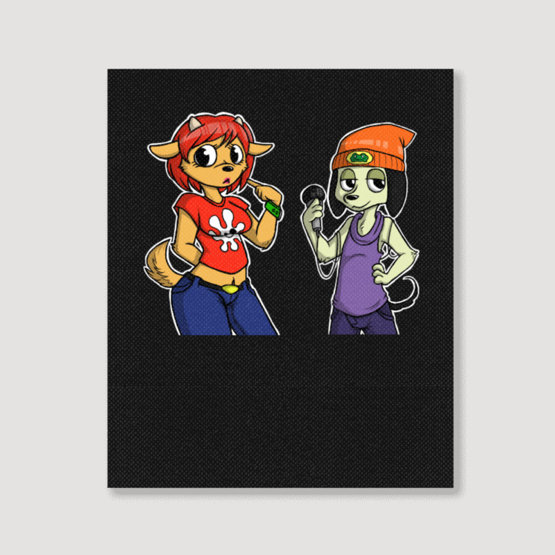 Parappa The Rapper Rap 1 Portrait Canvas Print | Artistshot