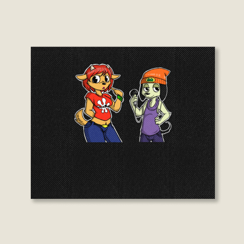 Parappa The Rapper Rap 1 Landscape Canvas Print | Artistshot