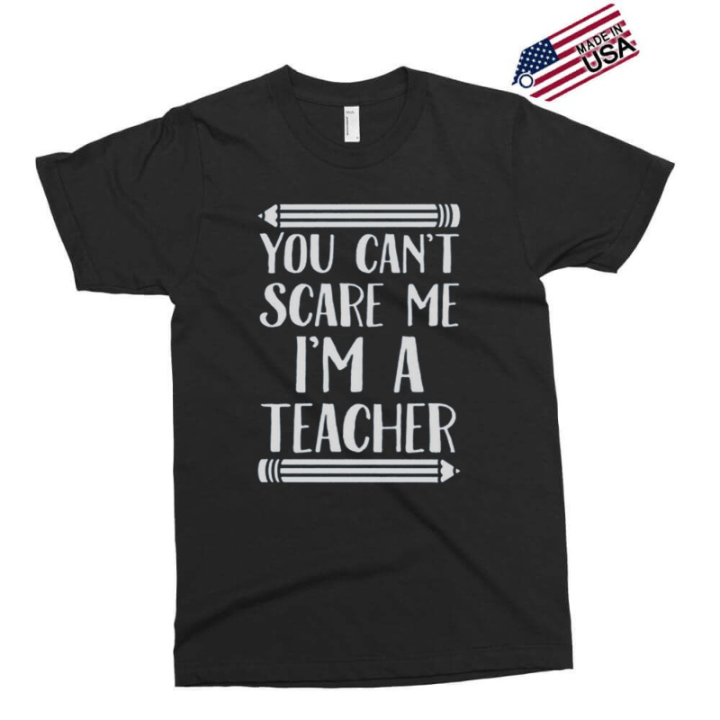 You Can't Scare Me I'm A Teacher Exclusive T-shirt | Artistshot