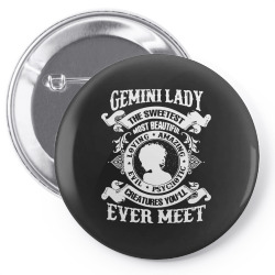 gemini lady the sweetest most beautiful love amazing Pin-back button | Artistshot