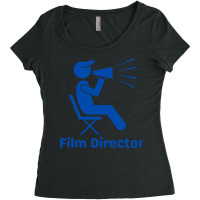 Film Director Classic  Hipster Travel Women's Triblend Scoop T-shirt | Artistshot